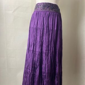 BCBG floor length skirt.